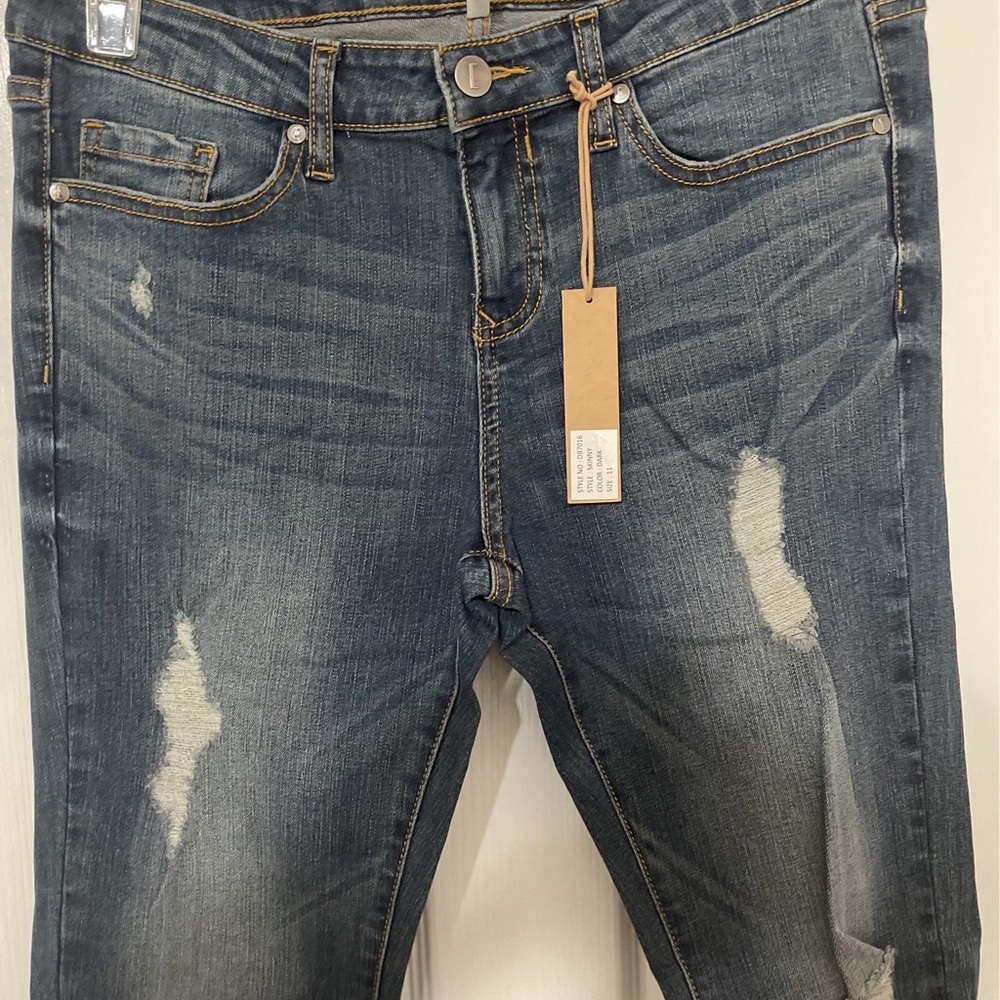 Denimbox Distressed Skinny Jeans
